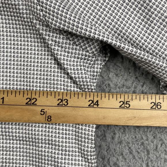 Kenneth Roberts Button Up Shirt Men's Large Geometric Pattern Causal Formal New - Picture 10 of 12